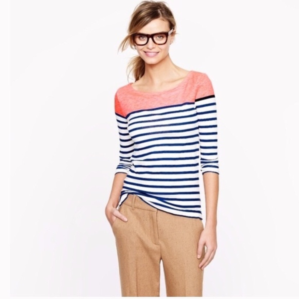 J. Crew Cotton Striped Shirt S